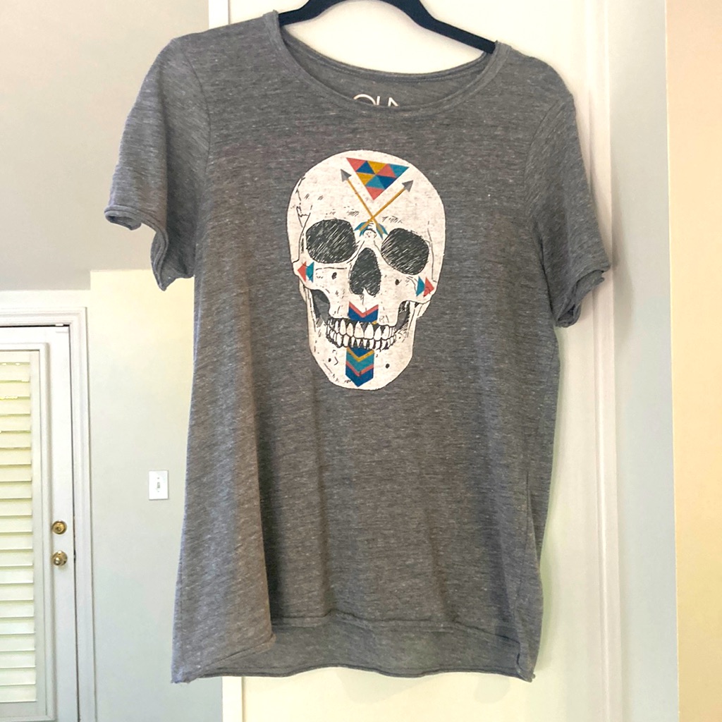 Chaser Brand Skull Tee. Size M